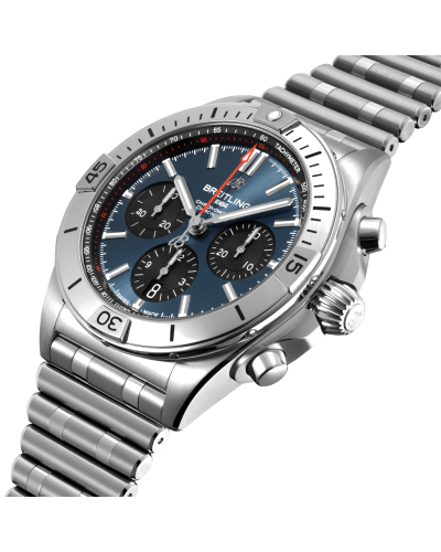 Breitling Chronomat B01 42 Steel - Blue (horloges)